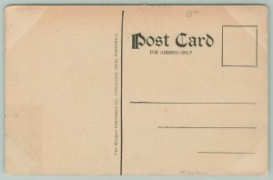 Norwood Ohio~Horse-Drawn Firetrucks~Engine House #1~Fat Belltower c1908 Postcard