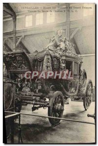Old Postcard Versailles Museum of Cars at the Grand Trianon Charles X coronat...