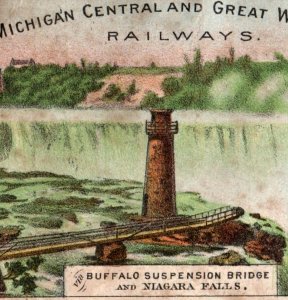 1880s Michigan Central & Great Western Railways Pullman Cars F189