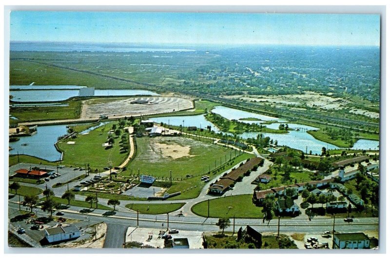 c1960's Aerial View Of Morton Motor Ranch Atlantic City New Jersey NJ Postcard