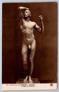 The Age of Bronze,  L'Age D'Airain - Art Postcard By Auguste Rodin