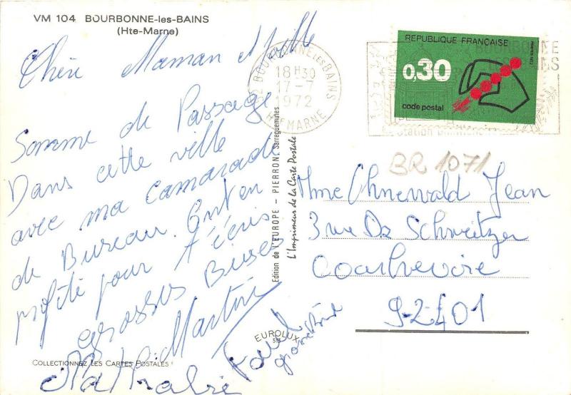 BR1071 Bourbonne les Bains  france