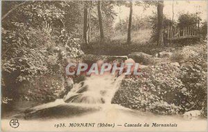 Postcard Old Mornant (Rhone) Cascade Mornantais