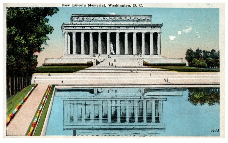 1920's New Lincoln Memorial Washington D.C. PC1994
