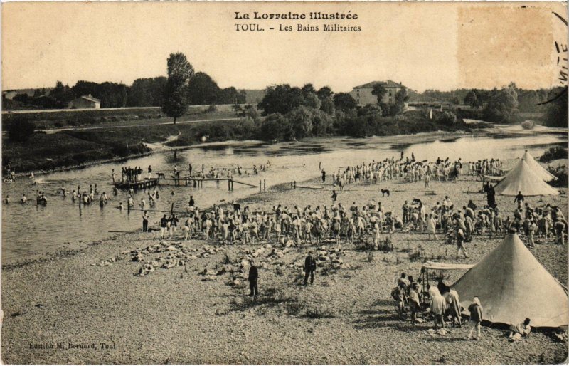 CPA Militaire Toul - Les Bains Militaires (90357)