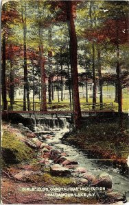 Postcard NY Lake Chautauqua Girls' Club Chautauqua Institution 1912 A4