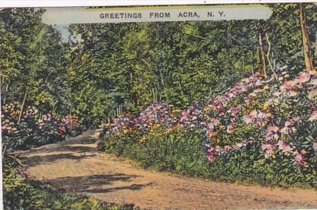 New York Greetings From Acra 1940