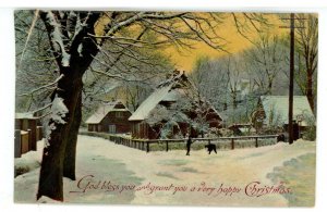 MA - Greeting - Christmas   (tear, crease)