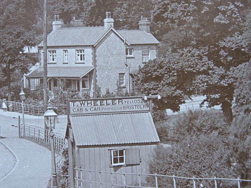 Birmingham NORTHFIELD Church Hill shows T. WHEELER Cab & Cars c1914 RP Postcard