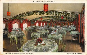 Postcard Hotel Kansan Roof Garden in Topeka, Kansas~122898