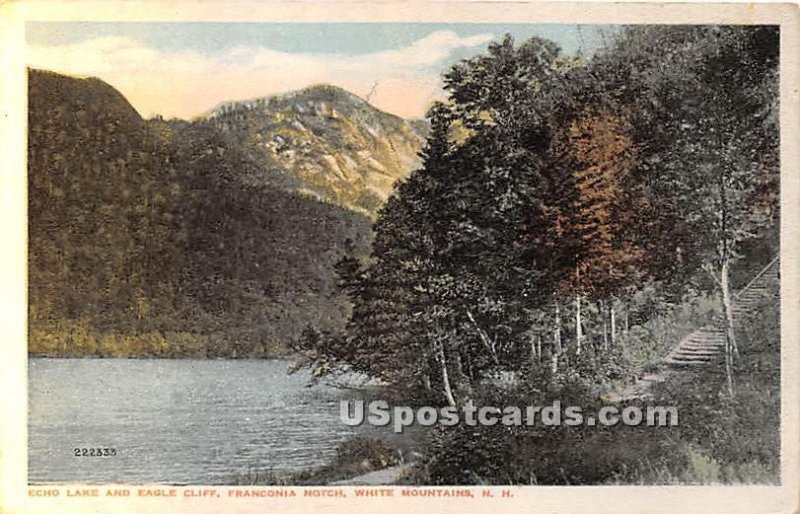 Echo Lake & Eagle Cliff in White Mountains, New Hampshire