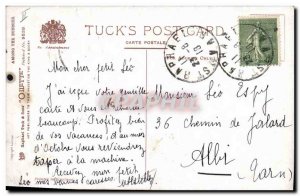 Postcard Old Rabbit Rabbit Dog