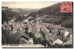 Old Postcard Plombieres Panorama Taken Of The Virgin