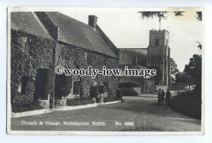 tq1014 - St. Mary's Church, and the Village of Hunstanton North - postcard