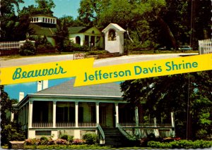 Beauvoir Jefferson Davis Shrine Split View Biloxi Mississippi