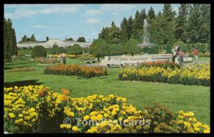 Davenport Fountain and the Conservatory - Duncan Gardens