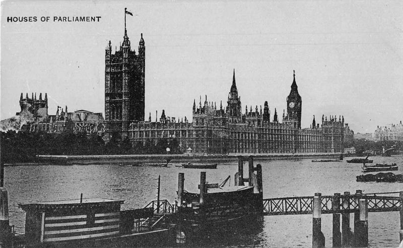 uk31469 houses of parliament london real photo uk