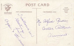 Ellen Clapsaddle Halloween The Black Art  Postcard