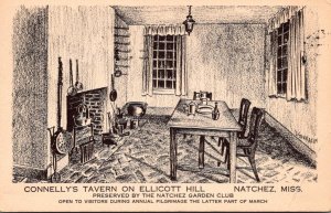 Mississippi Natchez Connelly's Tavern On Ellicott Hill The Kitchen 1959