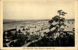 Augusta Georgia Camp Hancock 56th Brigade Birdseye c1900-20s Vintage Postcard