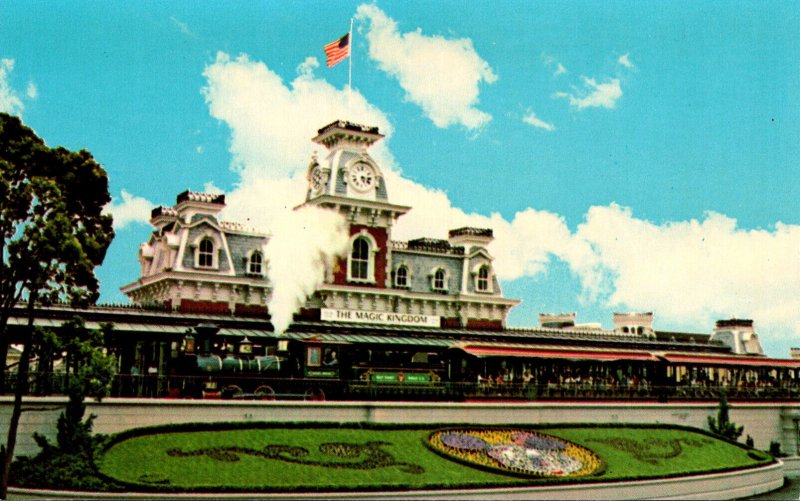 Florida Orlando Walt Disney World Old Fashioned Narrow Gauge Steam Train