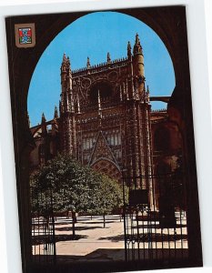 Postcard Door of the Concepción, Cathedral, Seville, Spain