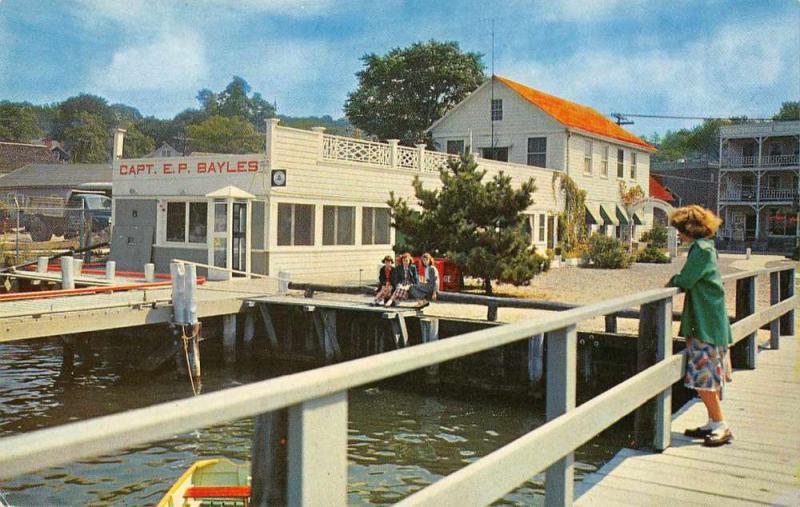 Port Jefferson Long Island New York Bayles Landing Vintage Postcard JE228266