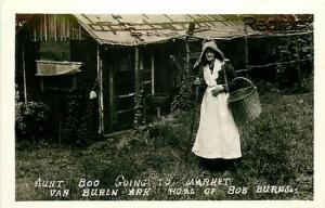 AR, Van Buren, Arkansas, Bob Burns Home, RPPC