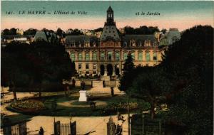 CPA Le HAVRE-L'Hotel de Ville et le Jardin (347863)