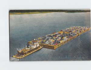 Postcard Modern Mississippi River Shipping USA