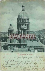 Old Postcard Boulogne sur Mer La Cathedrale