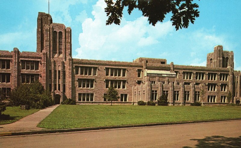 Vintage Postcard Jordan Memorial Hall Campus Of Butler University Indianapolis