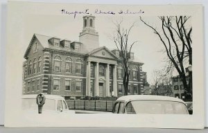 Newport RI Courthouse RPPC Vintage Real Photo Postcard K14