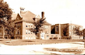 Minnesota Dawson Public School Real Photo