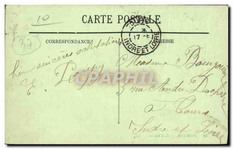 Postcard Old Amboise Chateau