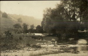 Chelsea VT Scenic View c1930 Real Photo Postcard