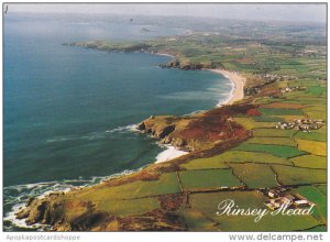 England Cornwall Rinsey Head Aerial View