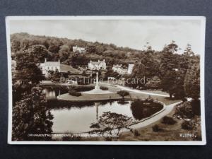 Cumbria: Grange over Sands, Ornimental Gardens c1934 RP
