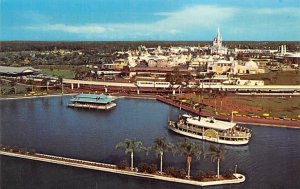 The Magic Kingdom aerial view Disneyland, CA, USA Disney Unused 