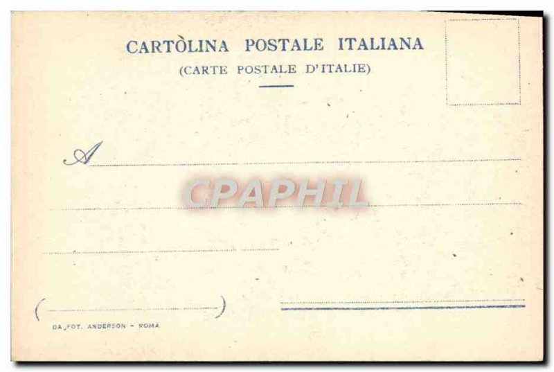 Old Postcard Roma Via Appia Nuova Avanzi di Acquedotto della Claudo Oxen