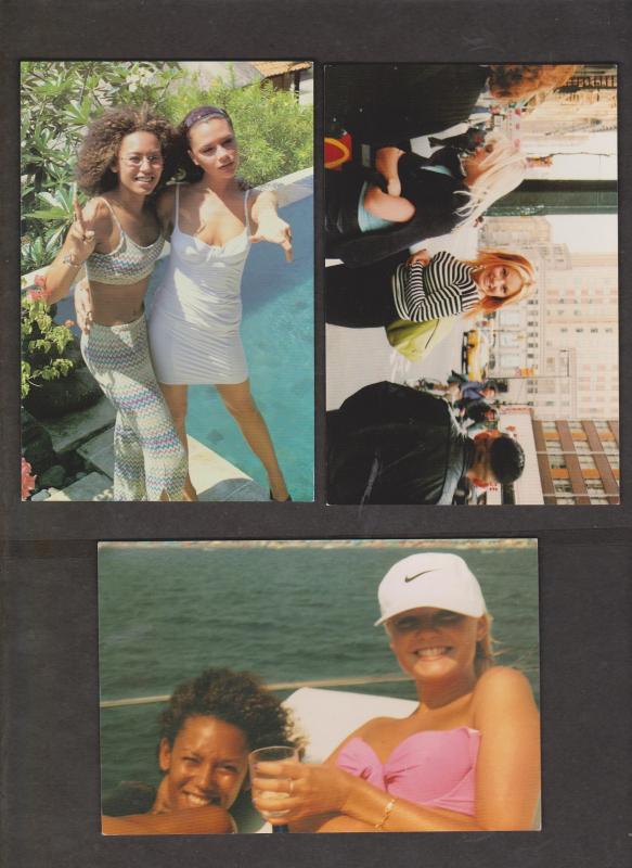 SPICE GIRLS - 9 Cards With 2 Or 3 Together - Unused - Writing On Backs