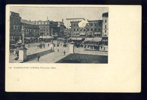 Worcester, Massachusetts/MA/Mass Postcard, Harrington Corner