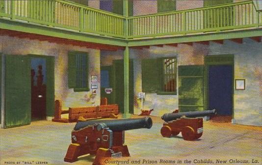 Courtyard And Prison Rooms In The Cabildo New Orleans Louisiana