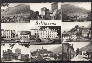 Switzerland Postcard - Views of Bellinzona    A7477