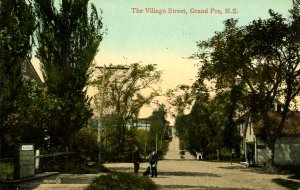 Canada - Nova Scotia, Grand Pre. The Village Street