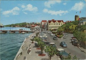 Curacao Postcard - View on Government Square, Willemstad RR10607