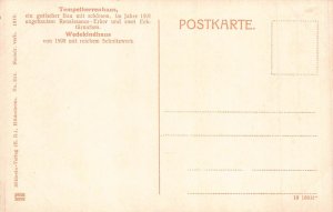 A020 Germany Hildesheim Wedekind und Tempelherrenhaus fountain vintage postcard