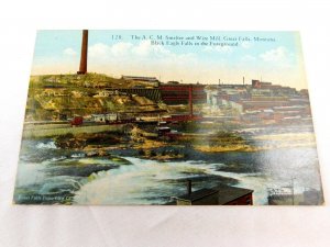 C.1900-10 A.C.M. Smelter & Wire Mill, Great Falls, Montana Black Eagle Falls P30 