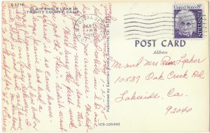 Clair Engle Lake in Trinity County California 1975 Einstein Stamp