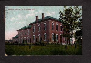 ME Fernald Hall University of Maine Orono Maine Vintage Postcard